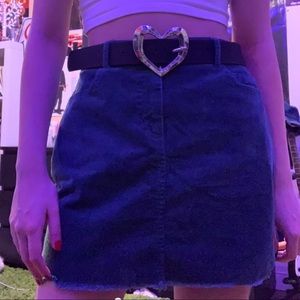 Green Corduroy skirt